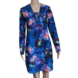 Amanda Uprichard Watercolor Dress Small Petite